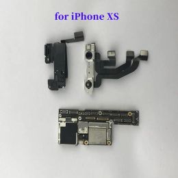 ICloud Déverrouillé la carte mère Original pour iPhone X XR XS MAX BANDE CONSEIL AVEC LOGIQUE ID FACE NON Plaque de circuit de compte iCloud