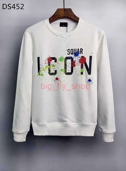 ICON Sudadera con capucha Italia Moda Sudaderas Otoño Imprimir D2 DSQ ICON GG Sudadera con capucha Masculina de calidad superior Algodón Dsquare Sudaderas con capucha para hombres Sudaderas Tops 1 US3J