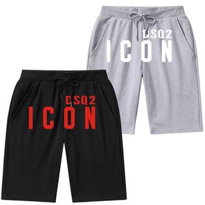 ICON – short de styliste pour jeunes, pantalon de survêtement droit en coton tricoté, populaire, Capris d'été, pantalon de plage polyvalent pour hommes