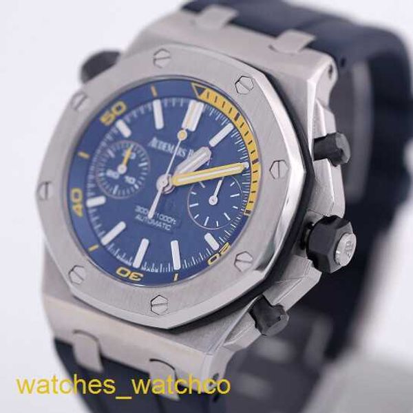 Icónico AP Wallwatch Epic Royal Oak Offshore 26703st Mens Precision Steel Blue Plate Mecánico Mecánico Swiss Watch Sports Luxury Sports Watch