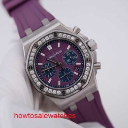 Iconisch AP-polshorloge voor dames Epic Royal Oak Offshore 26231ST Herenhorloges Precisiestaal bezet met diamant Automatische machines Zwitsers horloge Wereldberoemd horloge Luxe