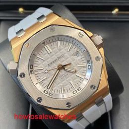 Montre-bracelet AP emblématique pour femme Royal Oak Offshore Series 15711OI.OO.A006CA.01 Montre chronographe pour homme en or rose