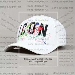 Iconen hoeden mode -iconen witte ontwerper honkbal cap luxe strandhoed multicolor letters borduurwerk met patroonheren cappello creatieve sport ademende trucker 2871