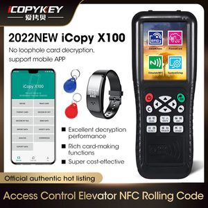 ICOPY RFID COPIEUR AVEC FONCTION DE DÉCODE FULLE Clé de carte Smart 3 5 8 Version anglaise EST NFC IC ID Duplicator Reader Writer 240423