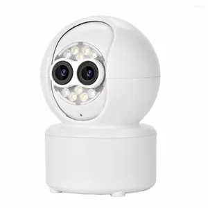 ICsee APP Dual Lens Full Color PTZ IP-camera AI Humanoïde detectie Home Security Alarm CCTV Babyfoon