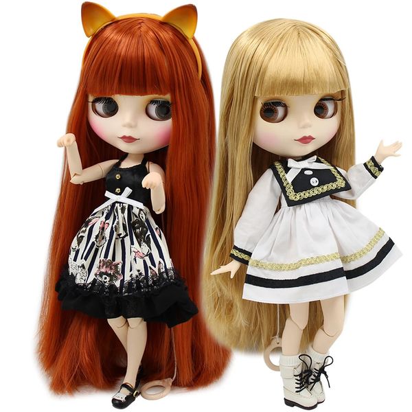 Icy DBS Blyth Doll 16 BJD Toy Custom Doll Douet Body Special Offre en vente Random Eyes Couleur Nude Doll 30cm Anime Girls Gift 240329