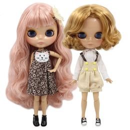 Icy Dbs Blyth Pop 16 Bjd Speelgoed Joint Body Tan Huid Pop 30 Cm Glanzend Gezicht Voor Diy Custom Pop 240229