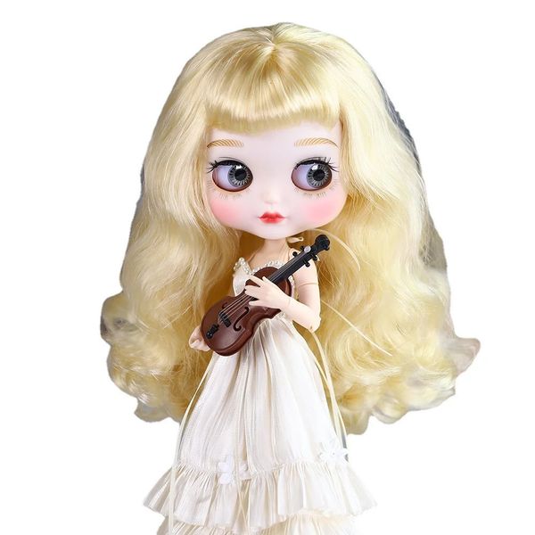 Icy DBS Blyth Doll 16 Joint 30cm BJD Lindo Fat Face Juego de cara mate AB MANO AB Fashion Anime Girl 240507