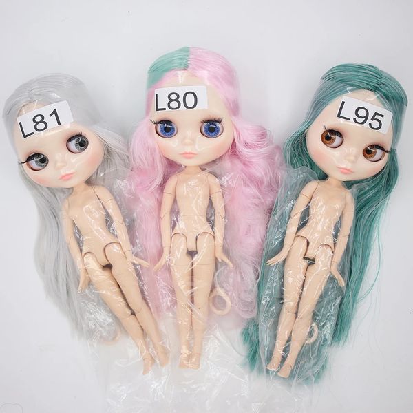 Icy DBS Blyth Doll 16 Cuerpo conjunto Oferta Especial de cara esmerilado Piel blanca de 30 cm DIY BJD Toys Fashion Gift 240507