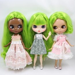 Poupée ICY DBS Blyth NoQM422, cheveux verts personnalisés 16 Bjd Ob24 Anime Girl Azone S 240311