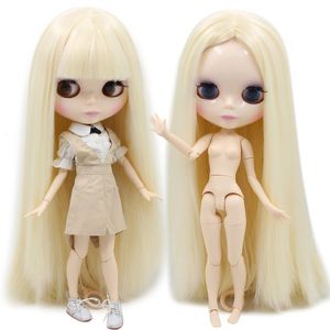 Glacé DBS Blyth poupée série NoBL0510 cheveux blonds peau blanche corps articulaire Neo 16 bjd ob24 anime fille 240311