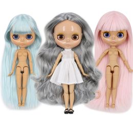 Glacé DBS Blyth poupée peau bronzée 16 bjd corps articulé 30 cm jouet visage brillant yeux aléatoires couleurs jouet enfant cadeau 240304