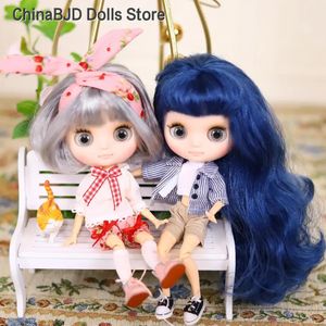 ICY DBS BLYTH Middie Doll Corps Joint Body 20cm Doll Poll Nude out Set comprend des vêtements de vêtements DIY TOY Gift For Girls 231227