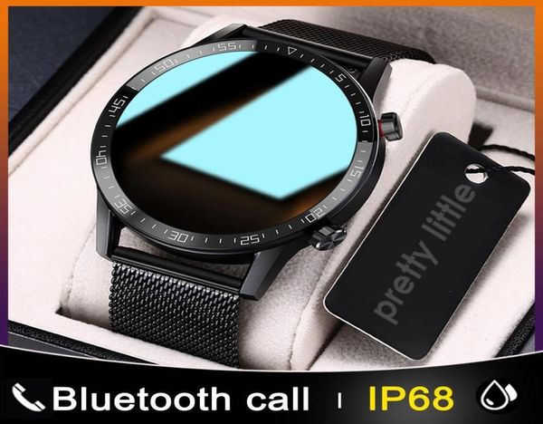 ID L13 Smart Watch Men IP68 ECG imperméable ECG PPG Bluetooth appelez la pression artérielle cardiaque tracker de fitness Sports Smartwatch1817977
