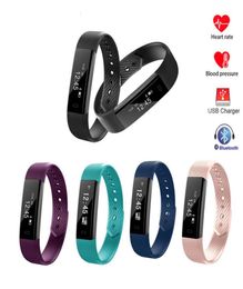 ID115HR Smart Bracelet Watch Pression du moniteur de fréquence cardiaque Smart Watch Smart Fitness Tracker Smart-Wrist Smart Wrist pour iPhone 4081014