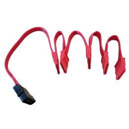 IDE MOLEX 4PIN TO SATA 15pin Adaptateur 1 à 5 Câble d'extension d'alimentation du disque du disque dur 18AWG Couleur rouge pour PC DIY