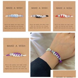 Identificatie Gevlochten Touw Armbanden Voor Vrouwen Tweekleurig Opgerold Bedelarmband Origineel Ontwerp Sieraden Vrienden Gift Drop Del Dhk8T