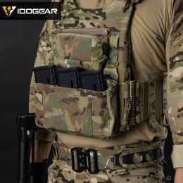 Tactical Tactical Tactical Dope Flap Pouch con Mag Bouch Kangaroo Pocket Full Set MC