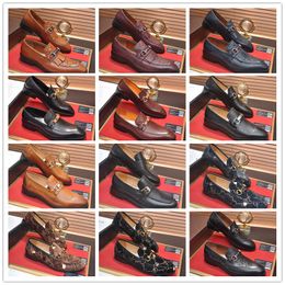 IDUZI designer mens chaussures habillées en cuir Metal snap Peas chaussures de mariage Fashion Flats conduite baskets Haute qualité Boîte d'origine