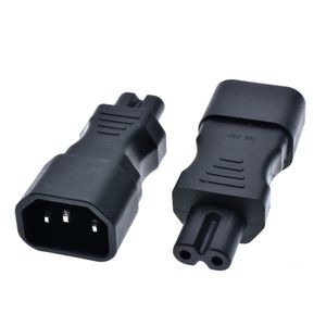 IEC 320 Kettle 3-Pin C14 Male naar C7 vrouwelijke krachtconverter-adapter plug-socket