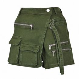 IEFB Niche Cargo Pocket Design Denim Shorts Men's Loose High Taist Menwear 2023 Élégant Vêtements masculins Nouveaux Fi Trend 94KN # #