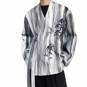 IEFB Vintage broderie hommes costume vestes chinois chic mâle incliné cardigan conception de niche manteaux décontractés 2024 printemps nouveau 9C3861 N2q9 #