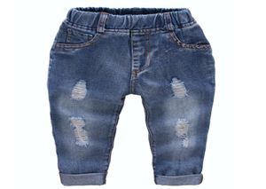 Ienens Fashion Children Joys Jeans Haren Kids Baby Boy Denim Long Pants kleding Teuter Boy039S Cowboy broek Fit 25y1937971