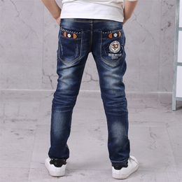 IENENS Enfants Garçons Denim Vêtements Pantalons Enfants Porte Des Vêtements Longs Bas Bébé Garçon Skinny Jeans Pantalon 4 5 6 7 8 9 10 11 Ans 220808