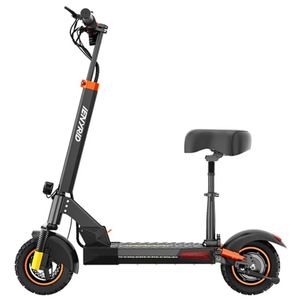 iENYRID M4 Pro S+ Scooter électrique 10 pouces Pneus tout-terrain 800W Moteur 28 MPH Vitesse maximale 48V 10Ah Batterie pour 15,5-22 miles Kilométrage 330 lb de charge avec siège - Noir