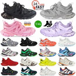 Diseñador zapatos pistas 3.0 pistas corredores 3 zapatillas blancas blancas rojo rojo rosa naranja lila verde triple gris runner morado oscuro beige mehgtg#