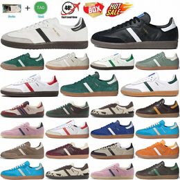 Chaussures designer Sneakers Trainers de chaussures Og Sneaker Handball Mens Hommes Femmes Navy Scarlet Aluminium Core noir Gum blanc vert Grey Grey Putty Putty Cream Blue Toe Better Gold