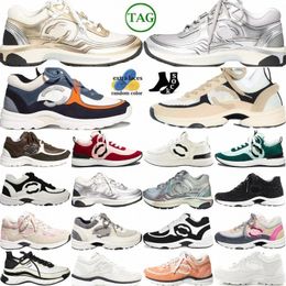 Sneakers Designer Chaussures Logo Logo Sneaker Low Top Trainer Blanc en cuir blanc en cuir noir Ivory Gris foncé Velvet Velvet Beige Brown Grluvj # #