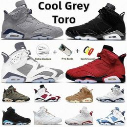 6 chrome 6s argent métallique jumpman georgetown minuit marine UNC blanc cool gris rouge oreo toro bravo carmin GS britannique kaki noir inHrhe #