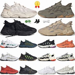 OZweego Pale Naakt Trace Cargo Core Black Bliss Breid Cloud White Red Gray Ash Pearl Chalk Men Women Running Shoes Sneakerfhbo#