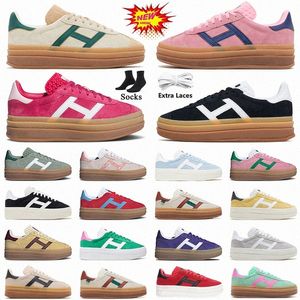 Chaussures audacieuses Chaussure baskets vertes Lucid Pulse Mint Rose Glow Magic Beige Collegiate White Flat Mens Trainers pour femmes