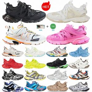 Sneakers Designer Shoes Track Trainers 3 Tracks 3.0 Schoenheren Dames Multi -kleuren Zwart Wit Roze Groen Rood Rood Rood Rood Red Orange Yellow Blue Parrupts#