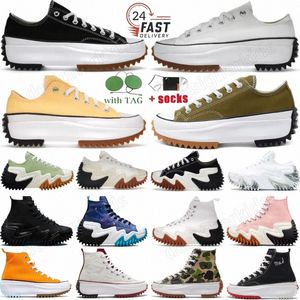 Run Star Motion CX Designer Shoes Sneakers Plateforme Ox Plateforme Low Black White Gum Workswear Triple Space Jam Pink Egret Marble Aloe Green Womei9pi #