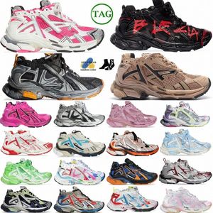 Sneakers Designer Shoes Runner 7.0 Graffiti Trainer Fluo Orange Green Black Wit Multicolor Beige Blue Geel Gray Red Bourgondië Roze SCDNC#