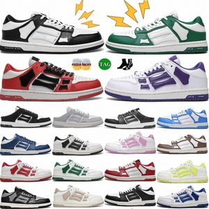 Sneakers Designer Chaussures Skel Top Low Noir blanc violet Denim Slate bleu vintage brun bronzage rouge chenille fluorescent jaune hommes hommes yl4z #