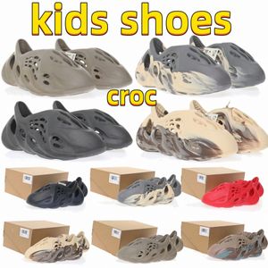 enfants pantoufles de course onyx MX sable gris bébé pantoufles en mousse jeunesse grands garçons filles baskets enfant tainers EVA Slides Nourrissons Childrens Desert Bone