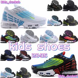kinderschoenen tn jeugd lage sneakers enfants zuigelingen peuters kinderen triple zwart wit 3 designer brandPJHa#