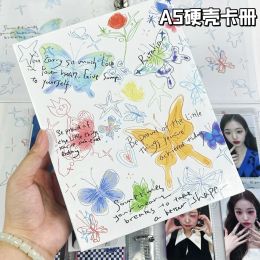 IFFVGX Butterfly A5 Photocard Holder Binder Kpop Idol Photo Album Photocards Collectez Album de livres pour photographies mignonnes
