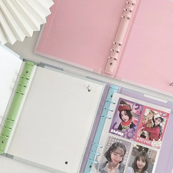 IFFVGX NOUVEAU KAWAII DOG A5 KPOP BINDER Photocard Collect Book Photo Album Idol Picture Carte Holder Ins Student School Stationery