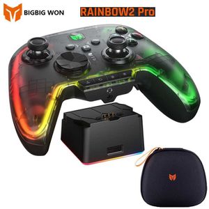 Igbig a gagné Elite Gaming Controller Rainbow 2 Pro BT Wireless Bluetooth Gaming Board adapté aux téléphones PC / Ninto Switch / Android / iOS J240507