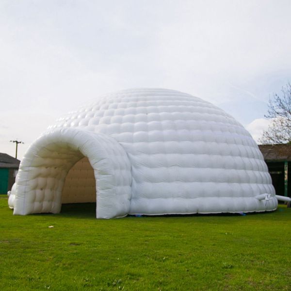 Igloo – tente de fête gonflable en forme de dôme pour salle disco, en PVC, ballon de décoration gonflé par la mer, couleur personnalisée, livré à la porte