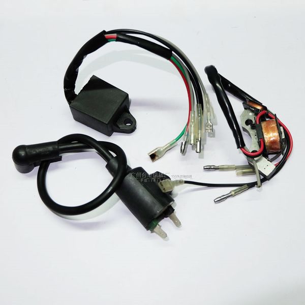 Module d'allumage, kit de 3 pièces pour générateur Yamaha ET950 ET650 650W, frais de port gratuits, ensemble haute tension, allumeur de bobine, pièce de groupe électrogène 800W