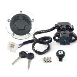 Juego de llaves con tapa de combustible y bloqueo de interruptor de ignición para Kawasaki Vulcan S 650 VN 650 2014-2022