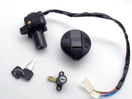 Jeu de clés de bouchon de gaz de carburant, interrupteur d'allumage, pour Yamaha XT660 XT660R XT660X 2004 – 2011