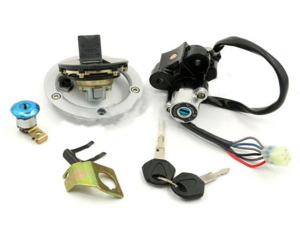 Interruptor de bloqueo de ignición, tapa de tanque de combustible, juego de llaves para Suzuki GSXR600 GSXR750 0405 GSXR 600 GSXR 750 20042005 SV 1000S 200320086314190