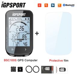 IgpSport BSC100S Ant GPS -kilometers Cycling Bike Computer Riding draadloze snelheidsmeterondersteuning Powermeter 2,6 inch groot scherm 240507